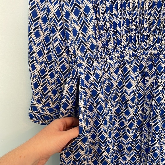 Maeve Blue and White Patterned Dress - Picture 4 of 9